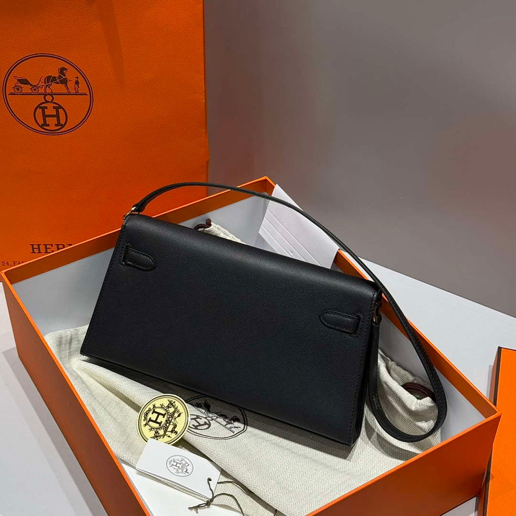 Hermes Lychee pattern Kelly Elan Clutch Bag H232007
