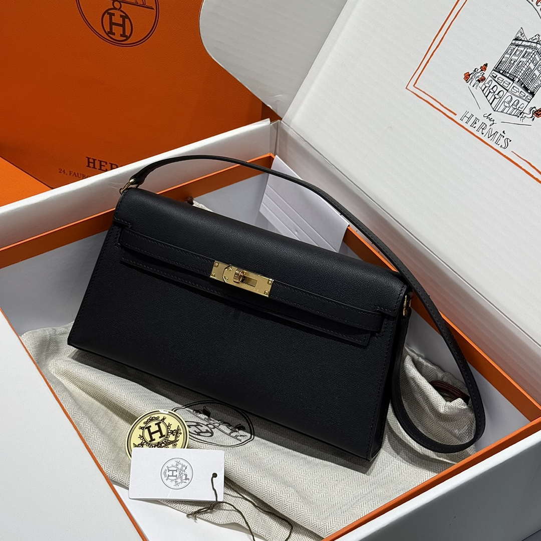 Hermes Lychee pattern Kelly Elan Clutch Bag H232007