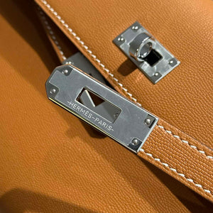 Hermes Lychee pattern Kelly Elan Clutch Bag H232008 - Gold - View 8