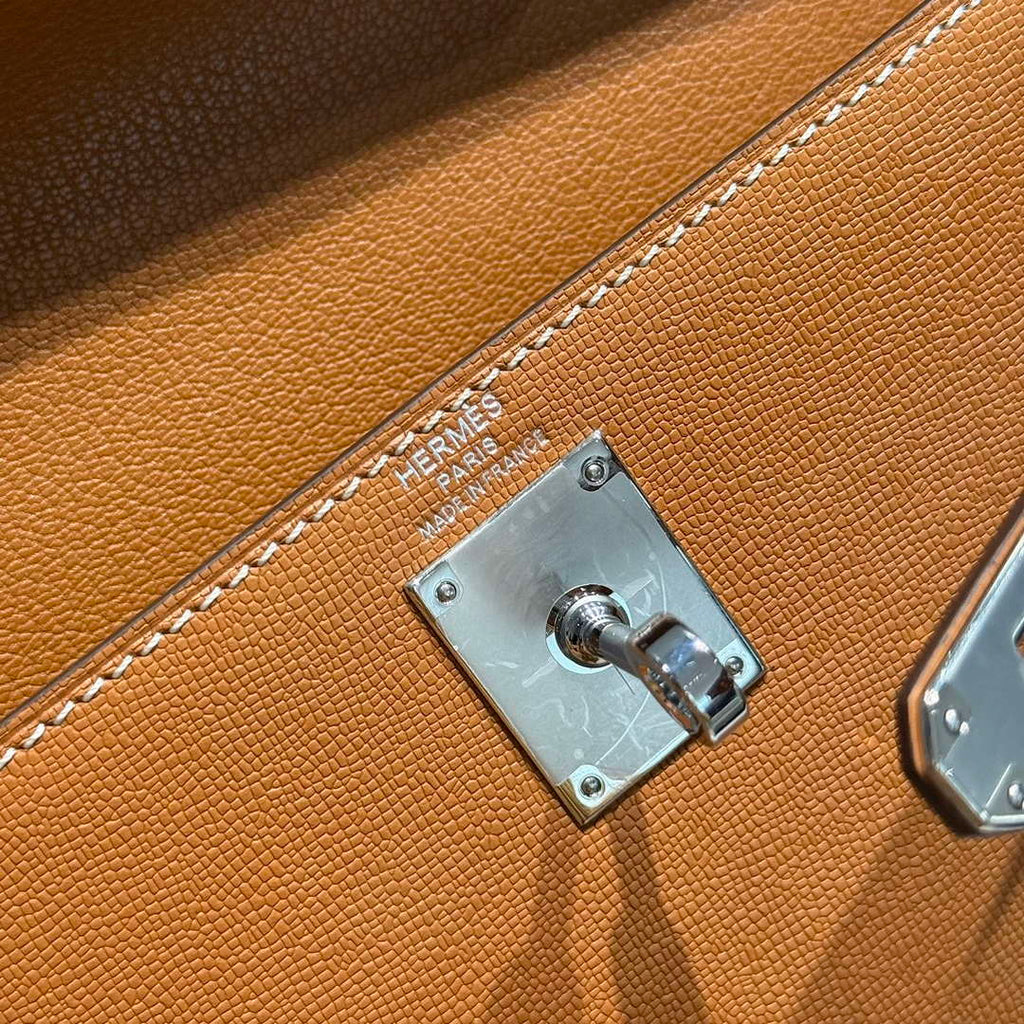Hermes Lychee pattern Kelly Elan Clutch Bag H232008