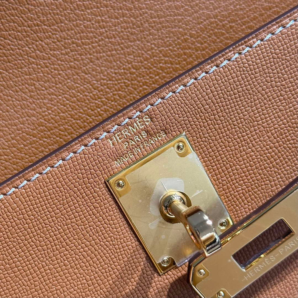 Hermes Lychee pattern Kelly Elan Clutch Bag H232008
