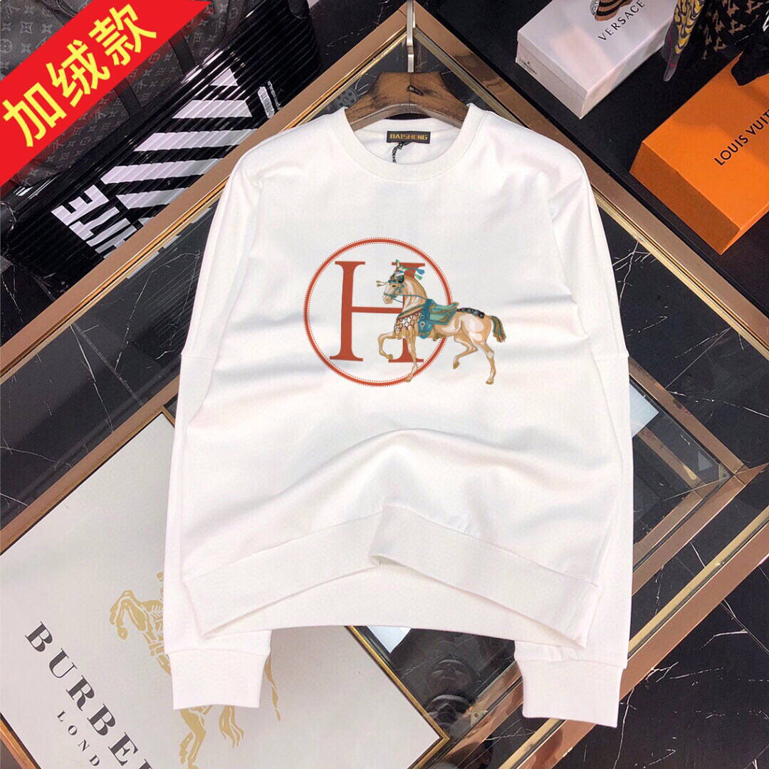 Hermes Men's Hoodie Designer Hermes Clothing H55681