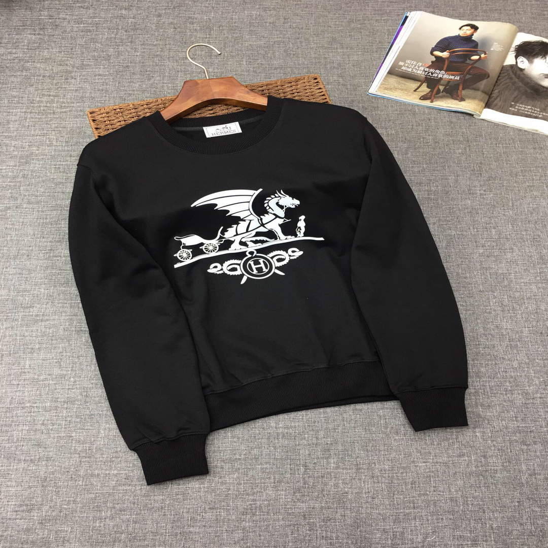 Hermes Men's Hoodie Designer Hermes Clothing H55683