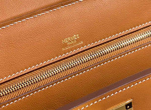 Hermes Mini 2424 Leather 21cm H230262 Brown - Default Title - View 8