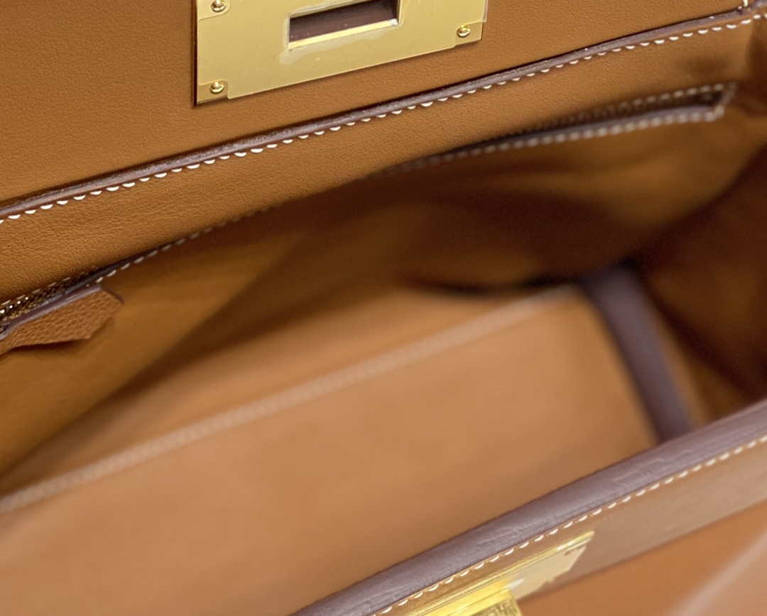 Hermes Mini 2424 Leather 21cm H230262 Brown - Default Title - View 9