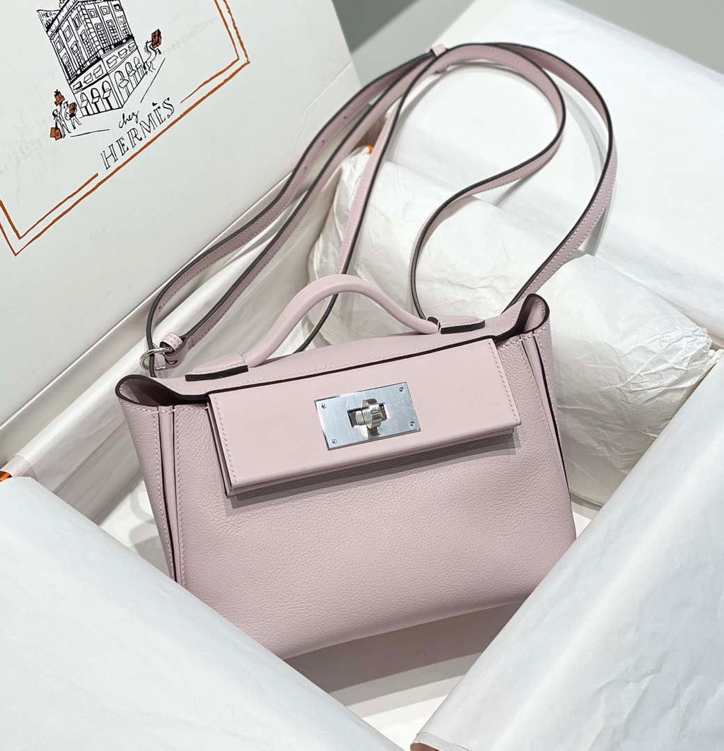 Hermes Mini 2424 Leather 21cm H230263 fantasy Purple