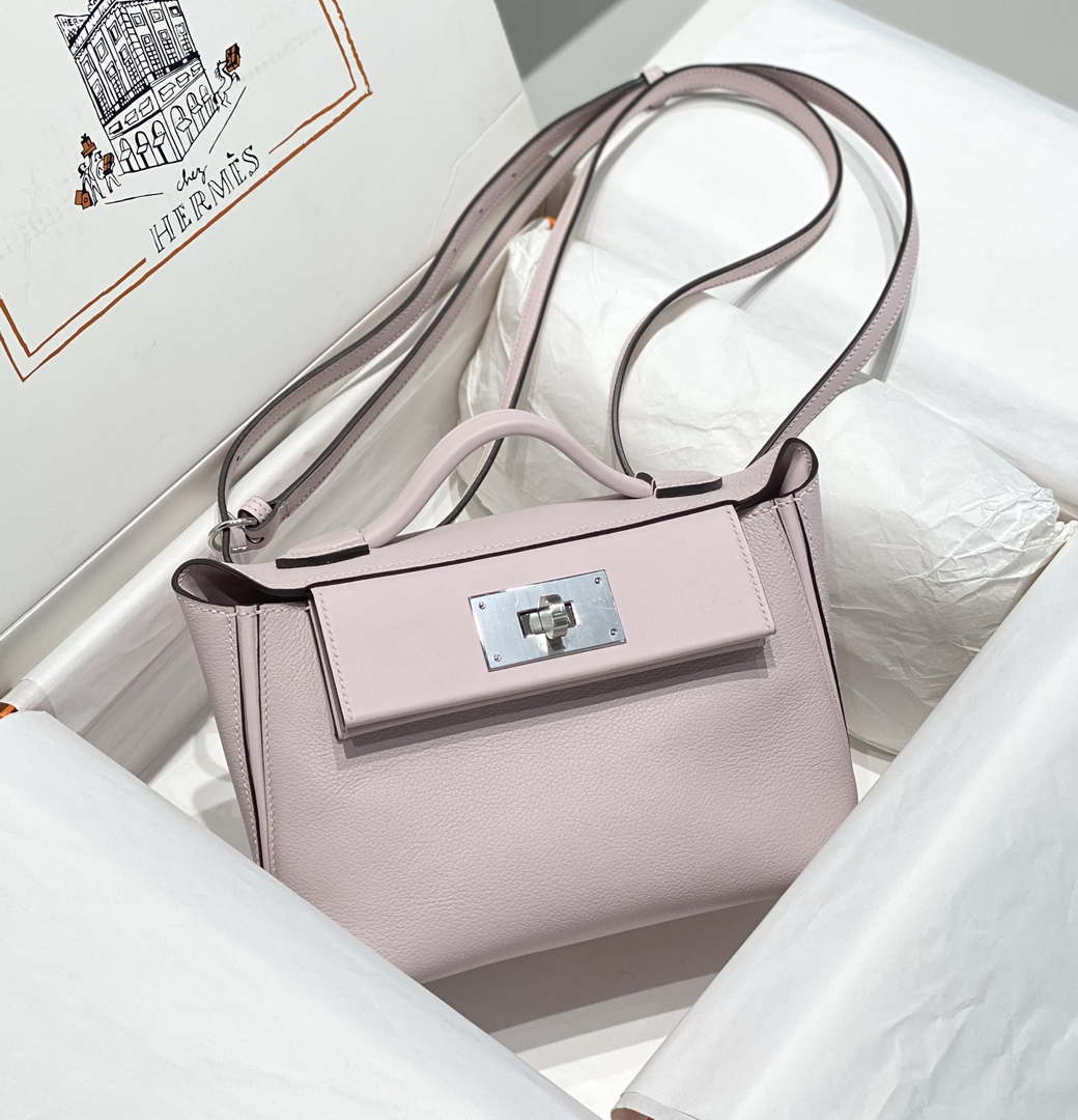 Hermes Mini 2424 Leather 21cm H230263 fantasy Purple