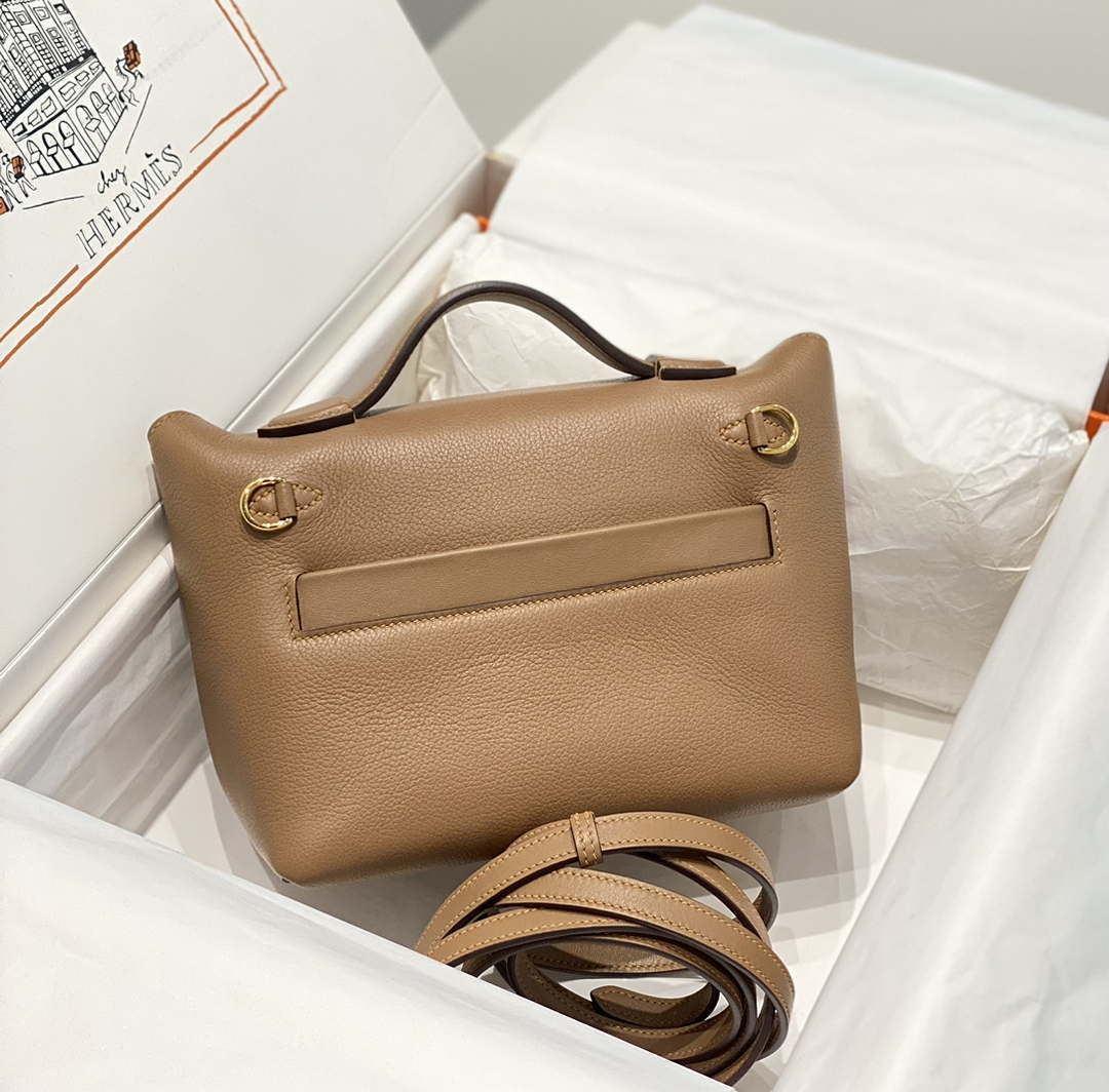 Hermes Mini 2424 Leather 21cm H230263 Weimaraner color - Default Title - View 2