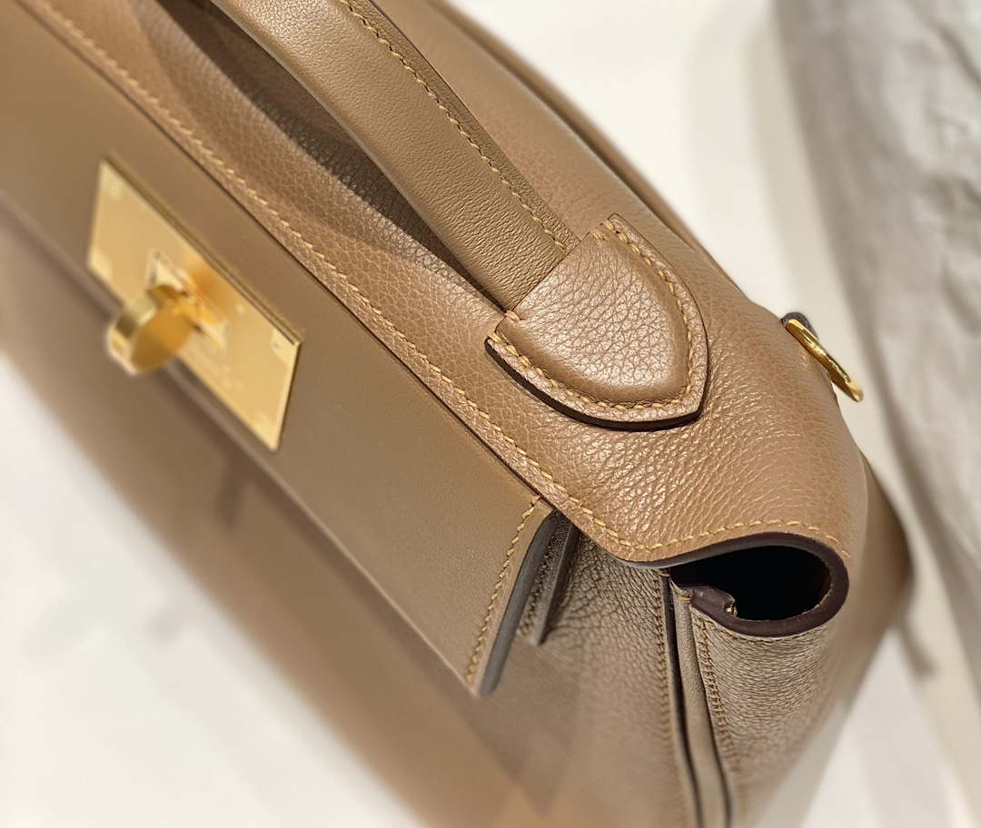 Hermes Mini 2424 Leather 21cm H230263 Weimaraner color - Default Title - View 6