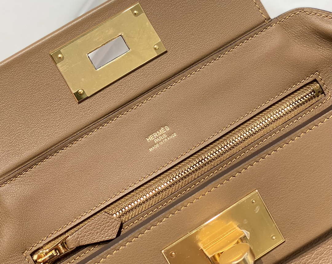 Hermes Mini 2424 Leather 21cm H230263 Weimaraner color - Default Title - View 7
