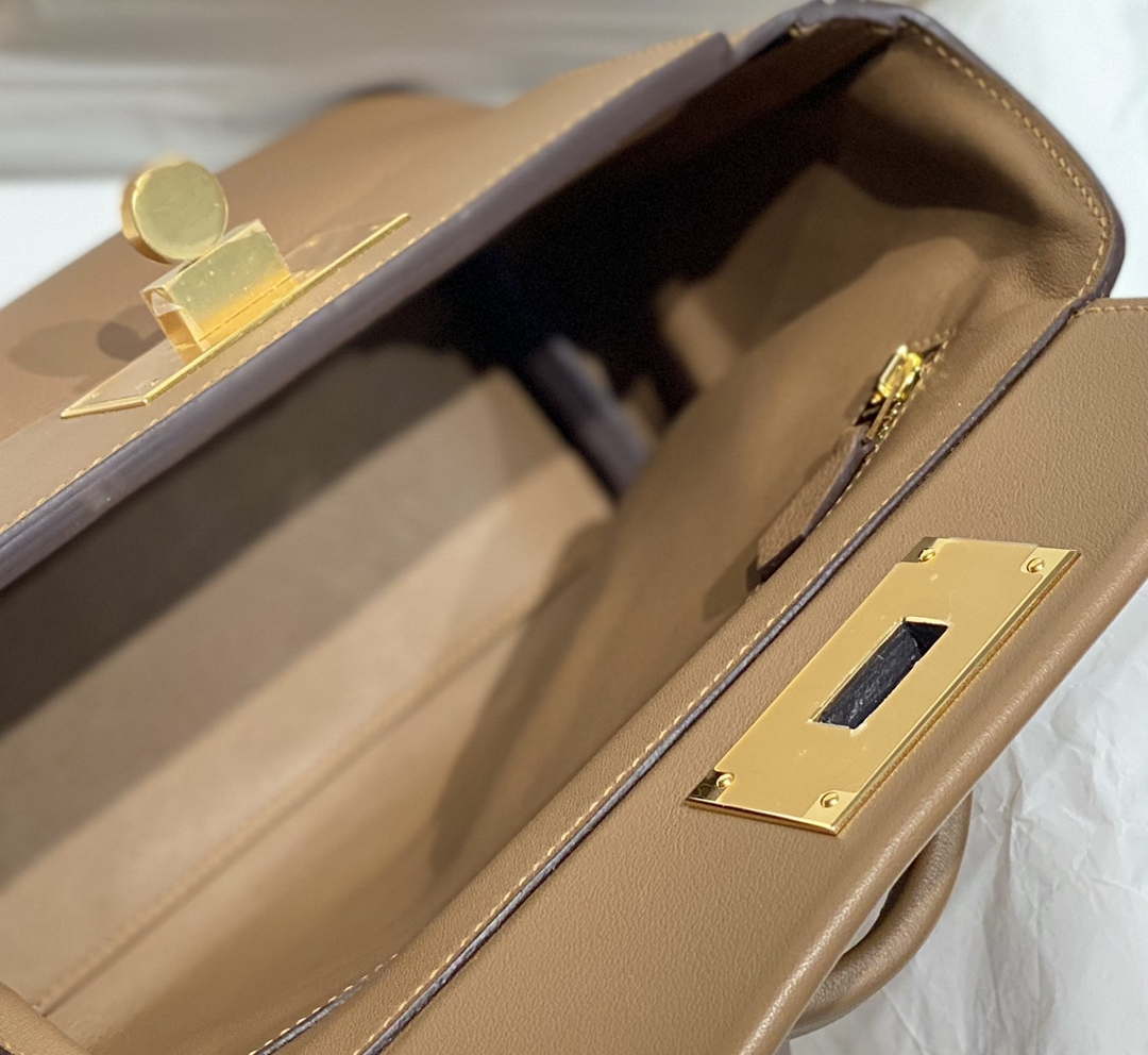 Hermes Mini 2424 Leather 21cm H230263 Weimaraner color