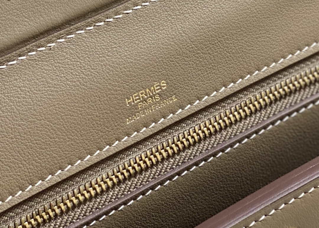 Hermes Mini Kelly 2424 Leather 21cm H230265 Elephant gray