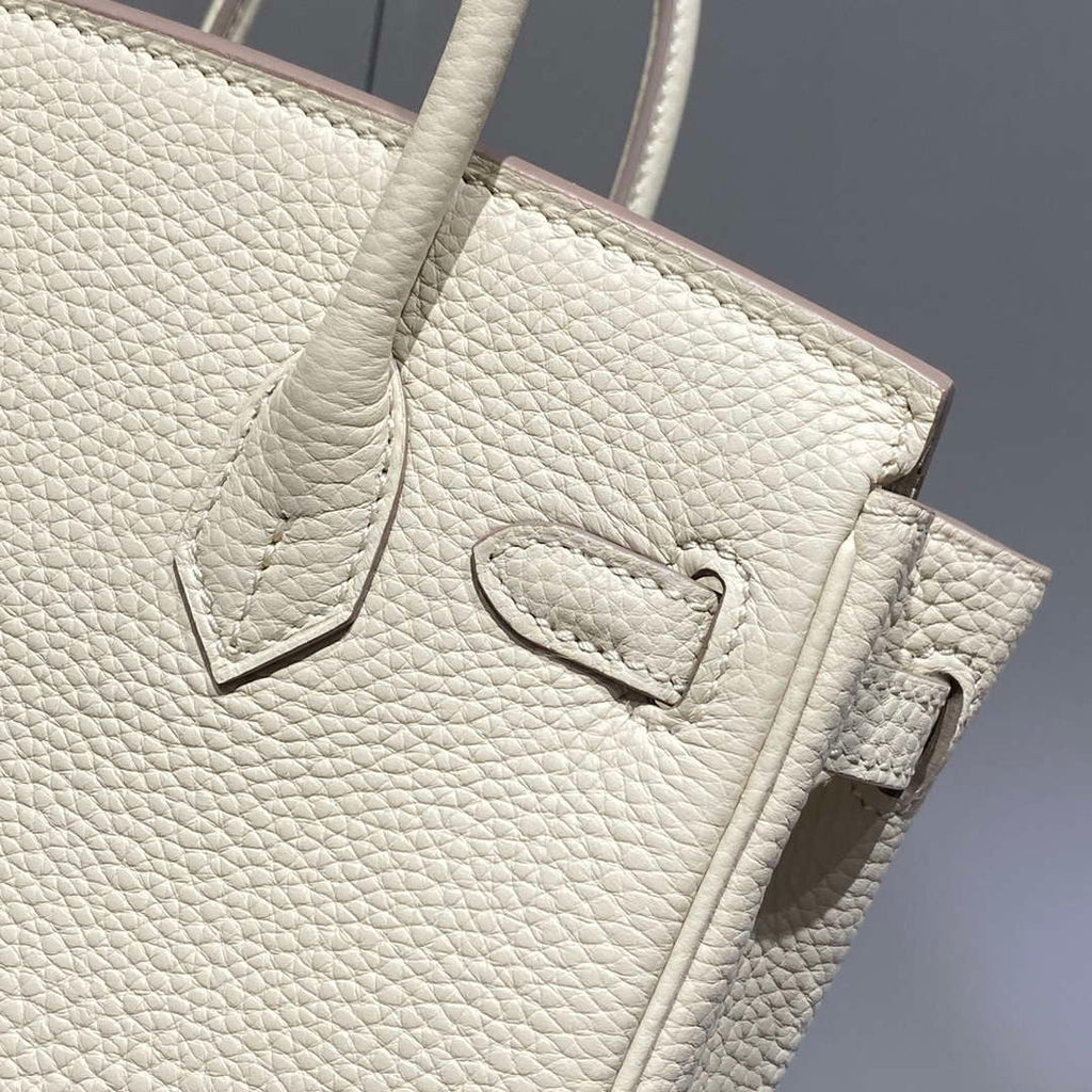 Hermes Mini Birkin Designer Tote Bag Togo Leather 20CM H28401
