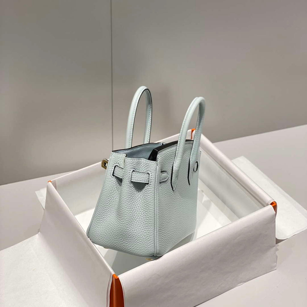 Hermes Mini Birkin Designer Tote Bag Togo Leather 20CM H28402