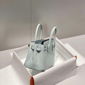 Hermes Mini Birkin Designer Tote Bag Togo Leather 20CM H28402 - Default Title - View 5