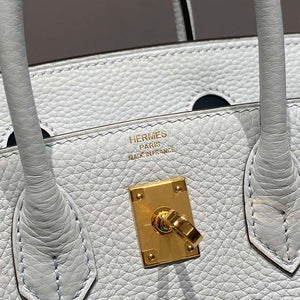 Hermes Mini Birkin Designer Tote Bag Togo Leather 20CM H28402 - Default Title - View 6