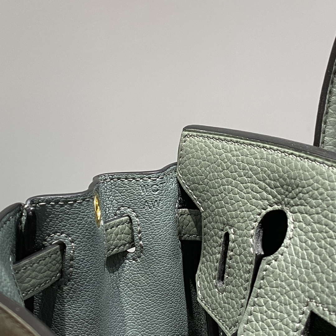 Hermes Mini Birkin Designer Tote Bag Togo Leather 20CM H28403
