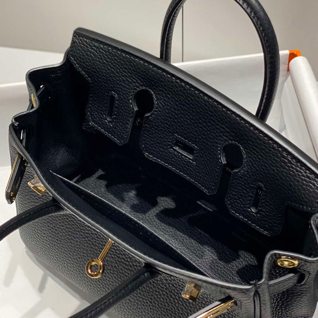Hermes Mini Birkin Designer Tote Bag Togo Leather 20CM H28404