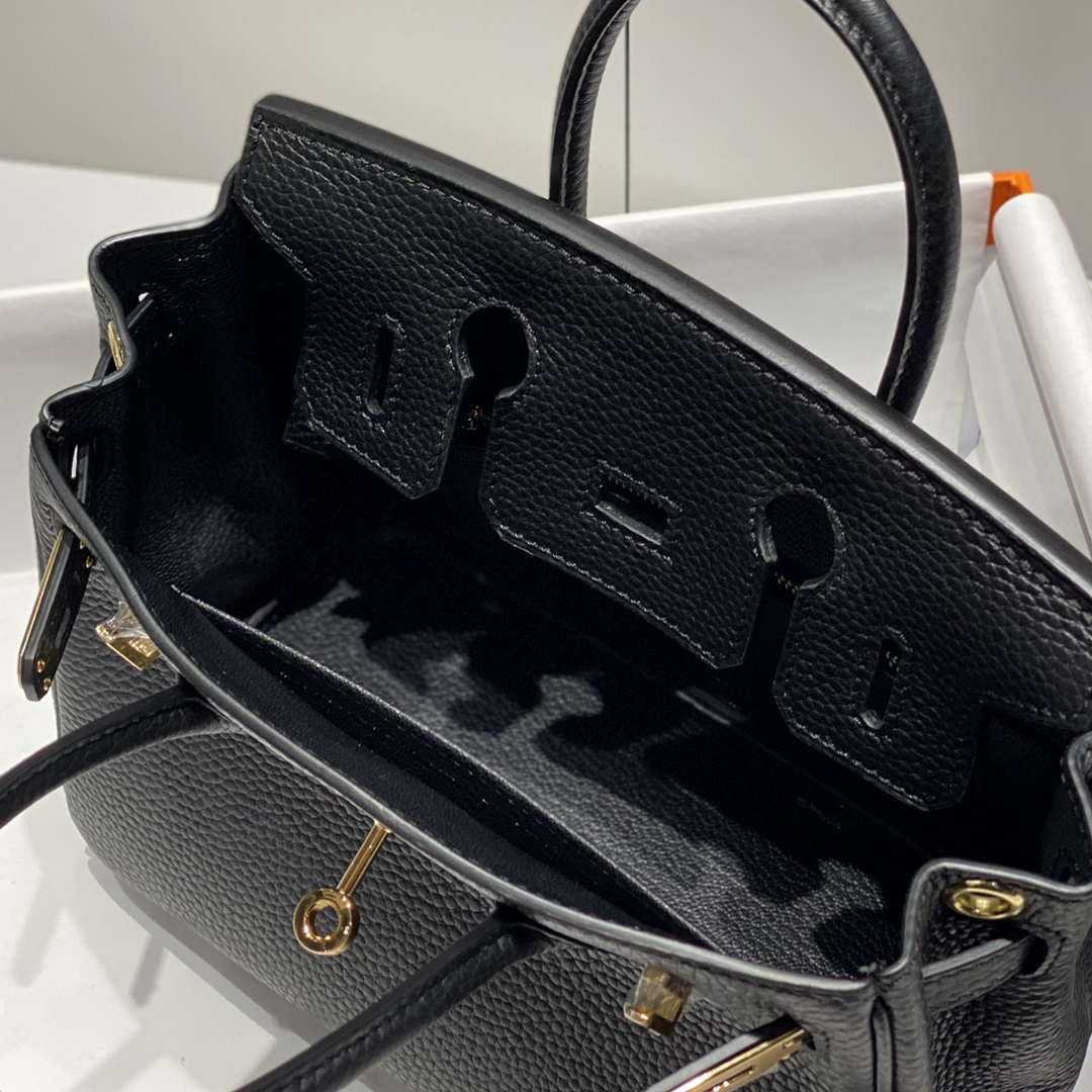 Hermes Mini Birkin Designer Tote Bag Togo Leather 20CM H28404