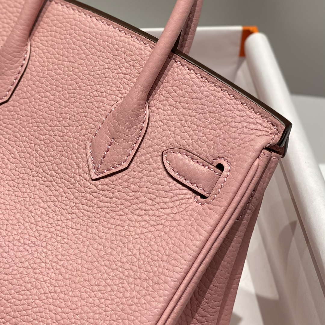 Hermes Mini Birkin Designer Tote Bag Togo Leather 20CM H28405