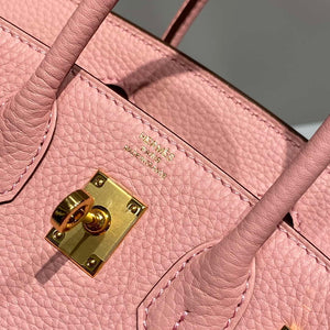 Hermes Mini Birkin Designer Tote Bag Togo Leather 20CM H28405 - Default Title - View 7