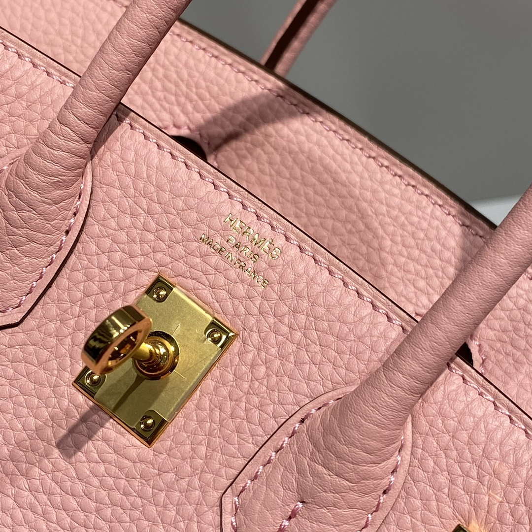 Hermes Mini Birkin Designer Tote Bag Togo Leather 20CM H28405