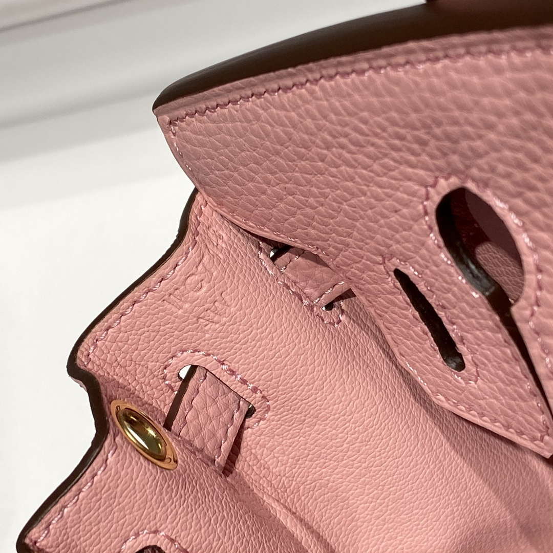 Hermes Mini Birkin Designer Tote Bag Togo Leather 20CM H28405