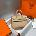 Hermes Mini Birkin Designer Tote Bag Togo Leather 20CM H28406
