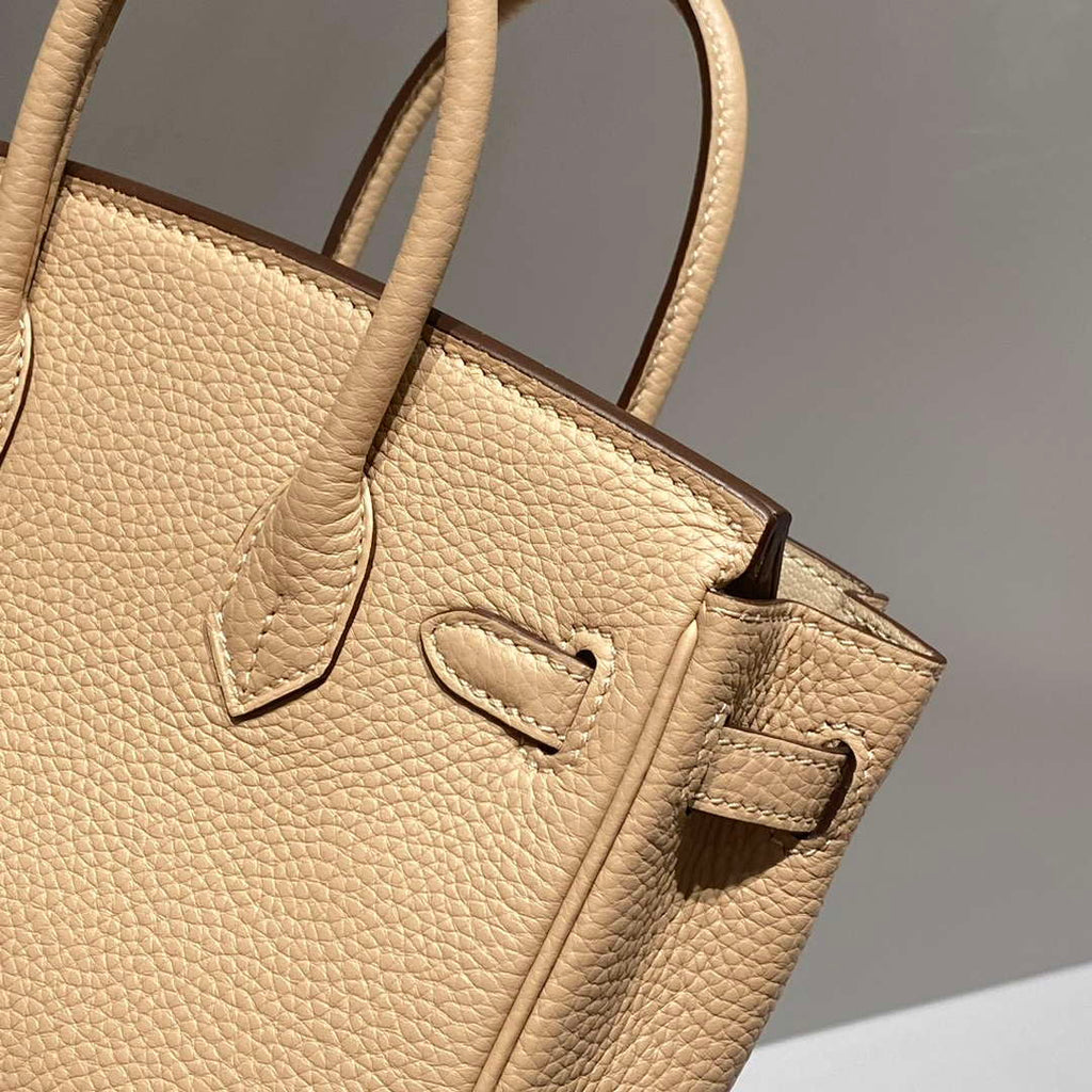 Hermes Mini Birkin Designer Tote Bag Togo Leather 20CM H28406