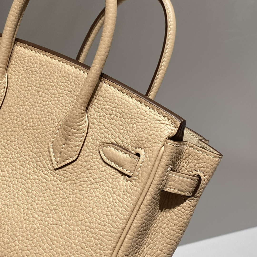Hermes Mini Birkin Designer Tote Bag Togo Leather 20CM H28406