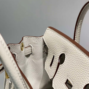 Hermes Mini Birkin Designer Tote Bag Togo Leather 20CM H28407 - Default Title - View 8