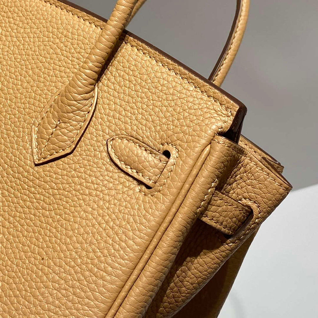 Hermes Mini Birkin Designer Tote Bag Togo Leather 20CM H28408