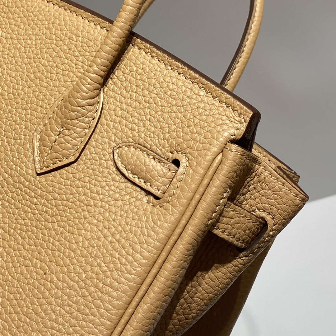 Hermes Mini Birkin Designer Tote Bag Togo Leather 20CM H28408