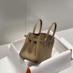 Hermes Mini Birkin Designer Tote Bag Togo Leather 20CM H28410 - Default Title - View 5