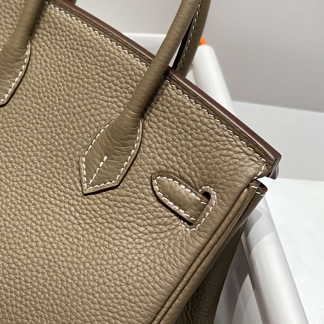 Hermes Mini Birkin Designer Tote Bag Togo Leather 20CM H28410