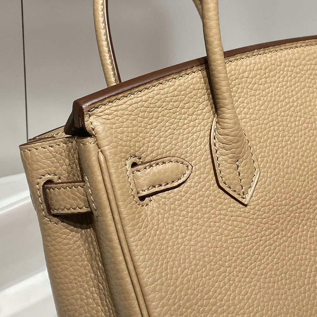 Hermes Mini Birkin Designer Tote Bag Togo Leather 20CM H28411