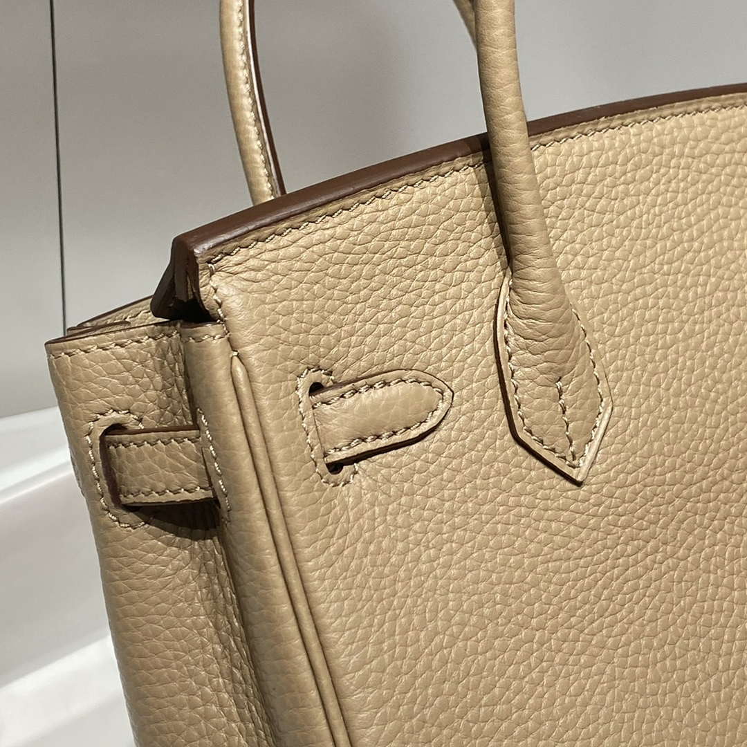 Hermes Mini Birkin Designer Tote Bag Togo Leather 20CM H28411