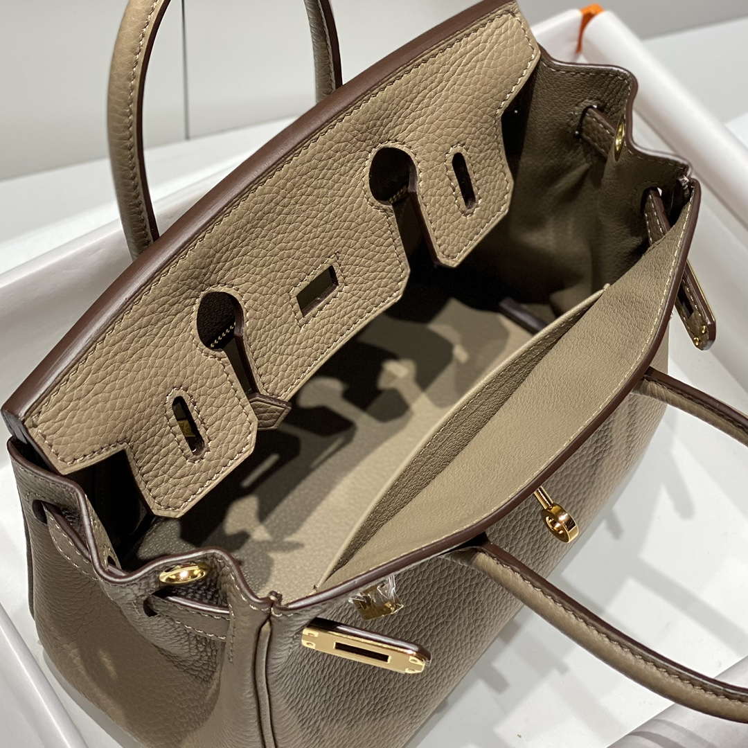 Hermes Mini Birkin Designer Tote Bag Togo Leather 20CM H28411