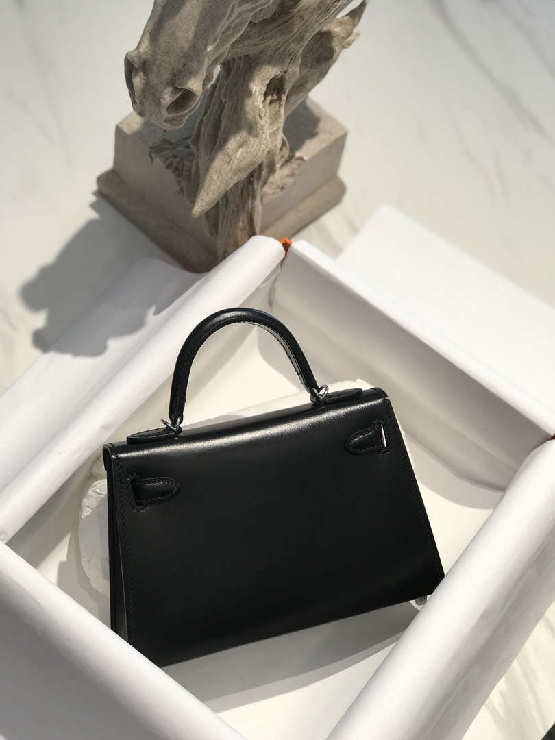 Hermes Mini Kelly 19CM Fine grain calfskin Shoulder Bag H231301