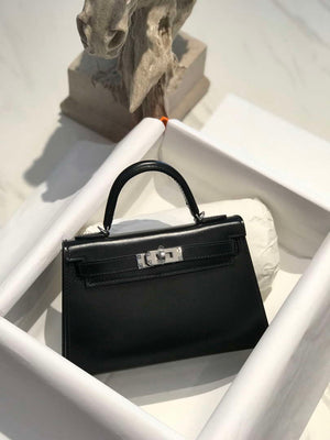 Hermes Mini Kelly 19CM Fine grain calfskin Shoulder Bag H231301 - Default Title - View 3