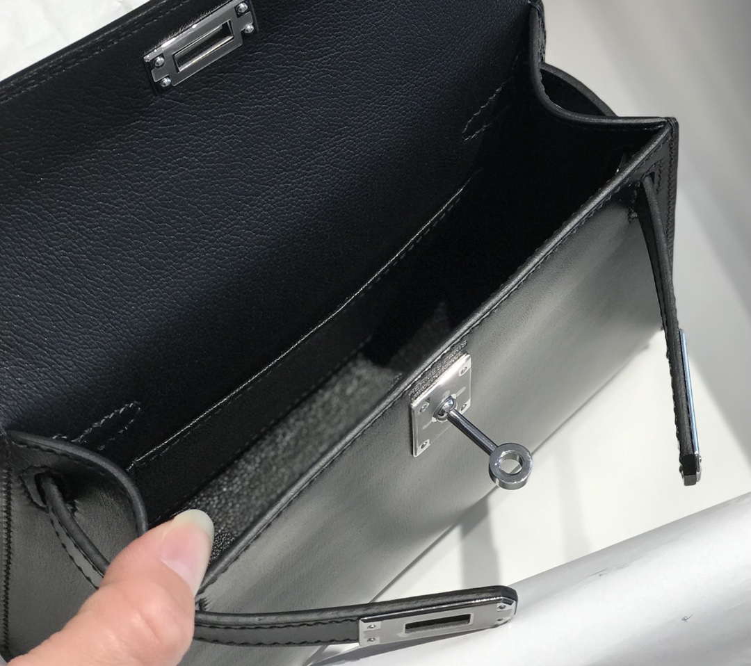Hermes Mini Kelly 19CM Fine grain calfskin Shoulder Bag H231301