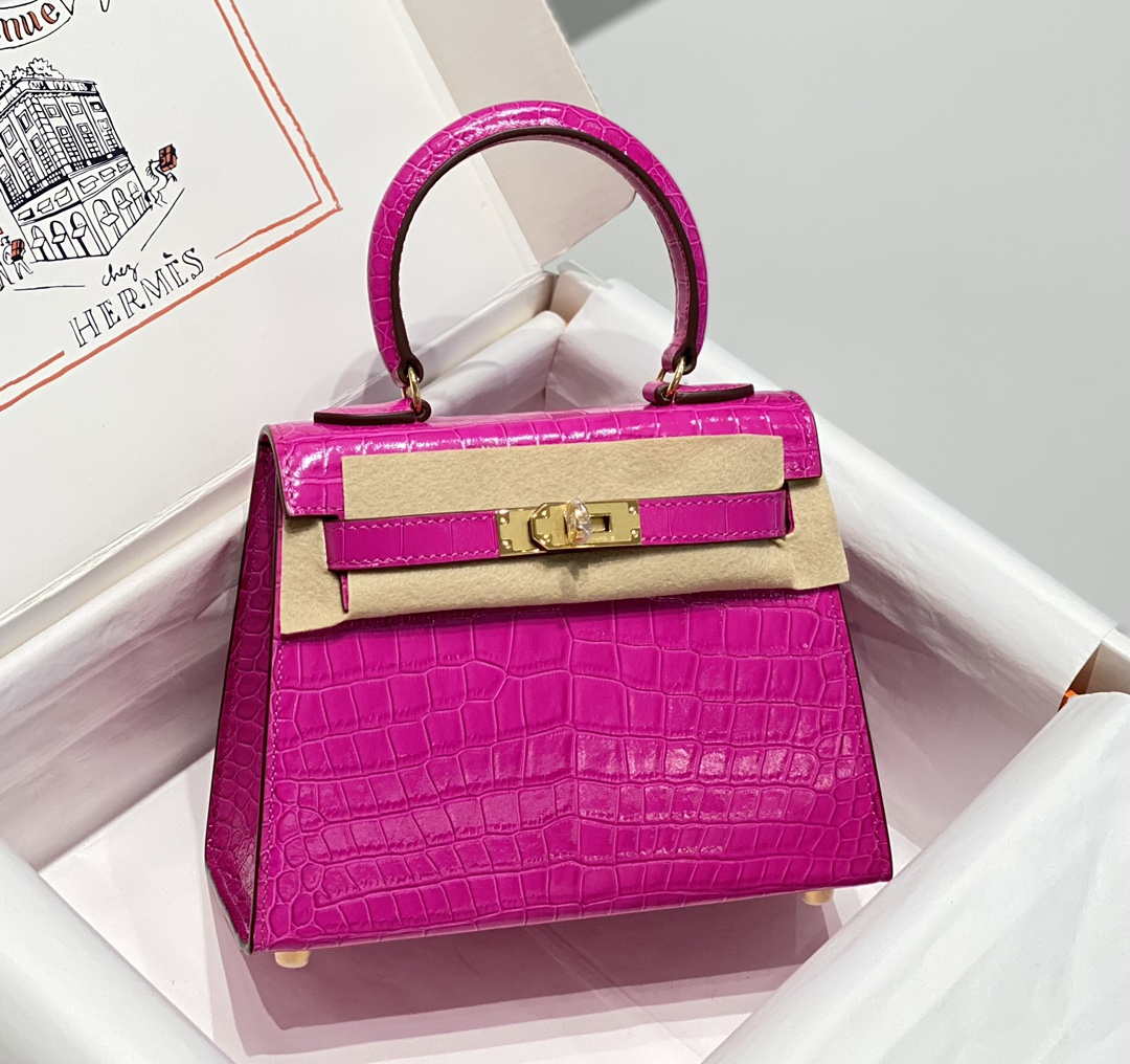 Hermes Mini Kelly 20 cm Crocodile Leather H92029