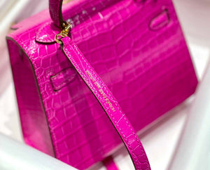Hermes Mini Kelly 20 cm Crocodile Leather H92029 - Default Title - View 5
