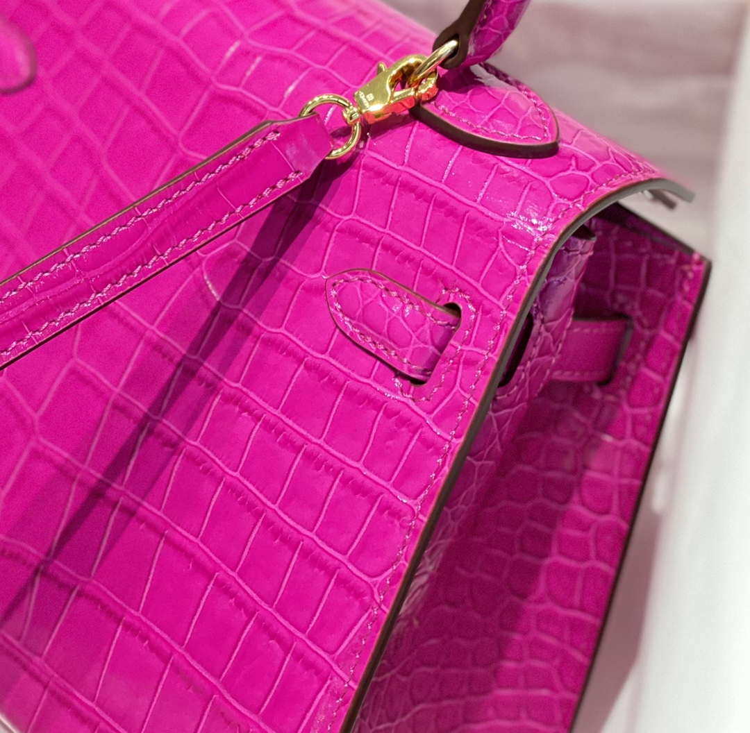 Hermes Mini Kelly 20 cm Crocodile Leather H92029