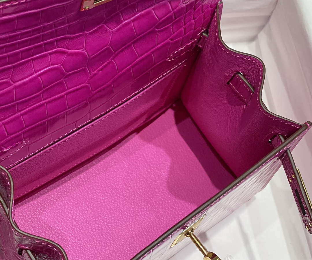 Hermes Mini Kelly 20 cm Crocodile Leather H92029
