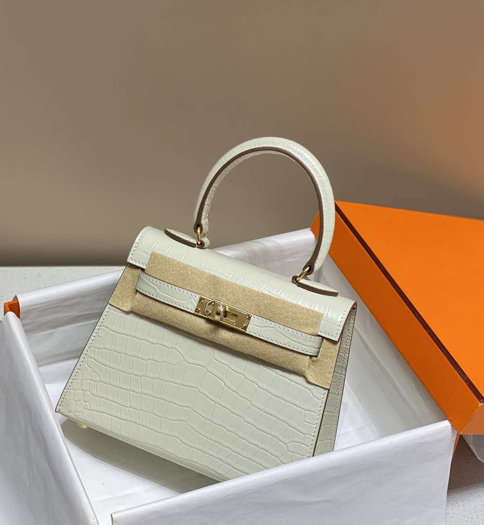 Hermes Mini Kelly 20 cm Crocodile Leather H92030