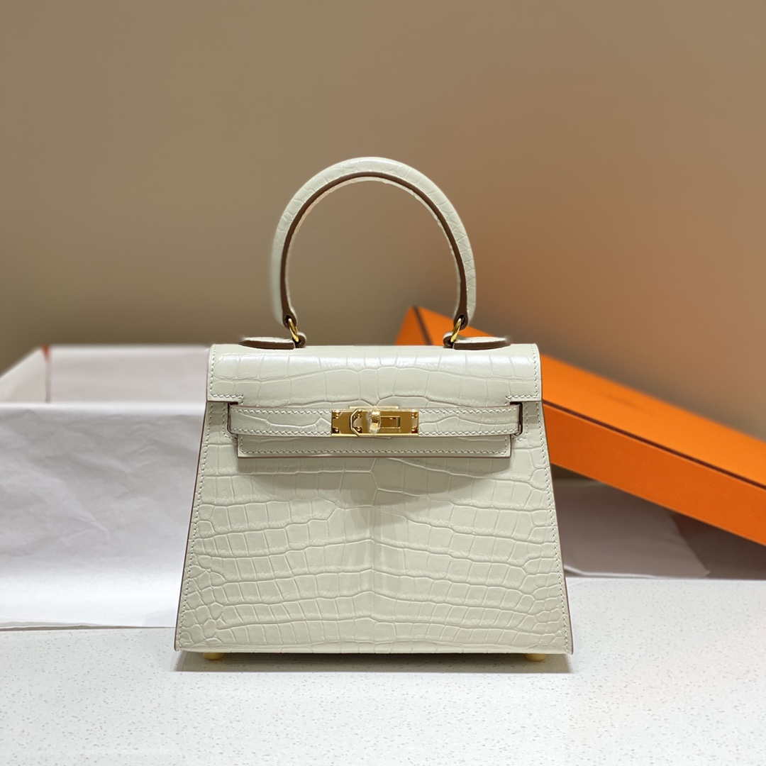 Hermes Mini Kelly 20 cm Crocodile Leather H92030