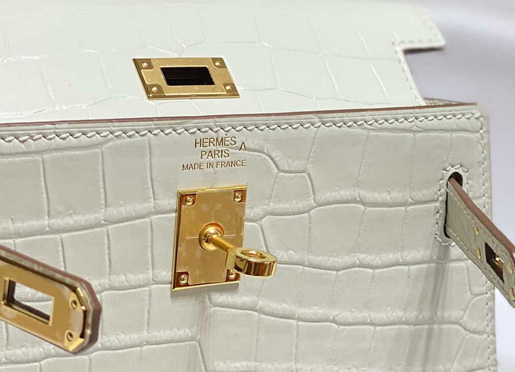 Hermes Mini Kelly 20 cm Crocodile Leather H92030