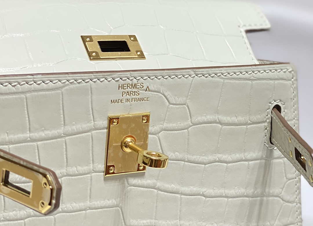 Hermes Mini Kelly 20 cm Crocodile Leather H92030