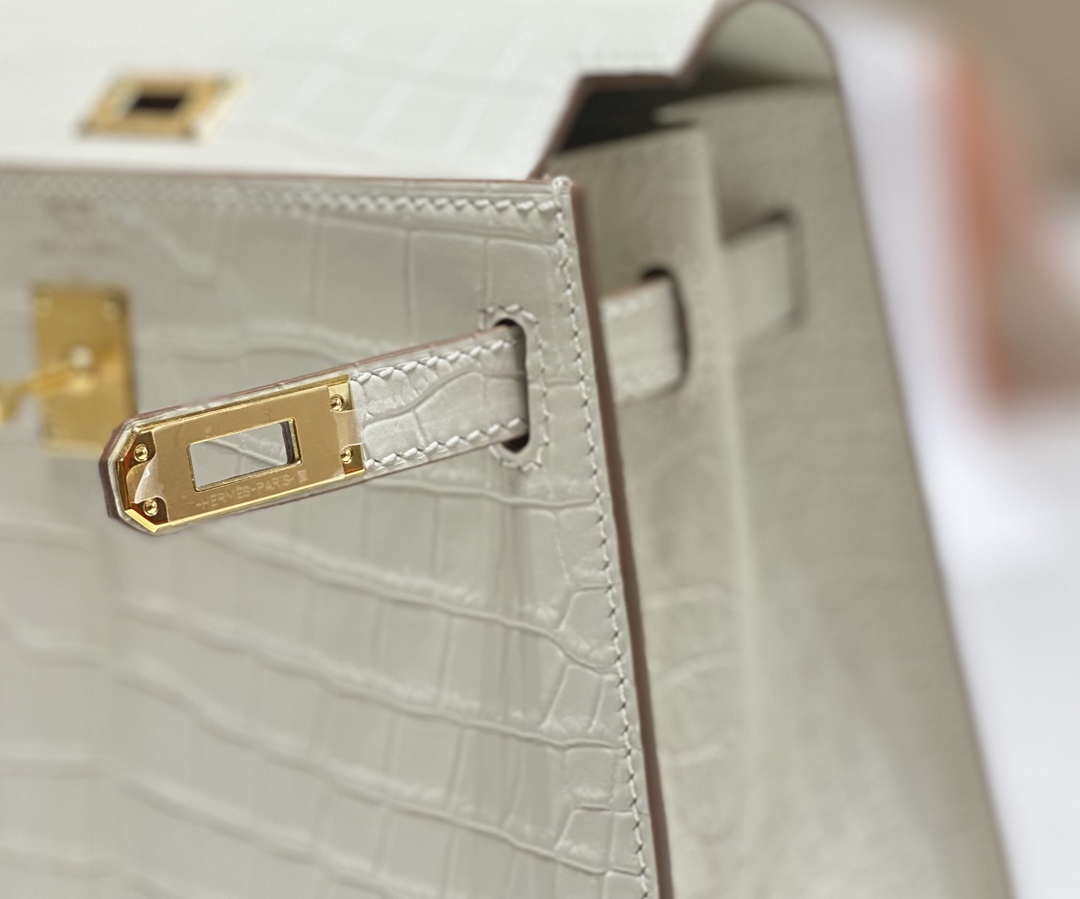 Hermes Mini Kelly 20 cm Crocodile Leather H92030